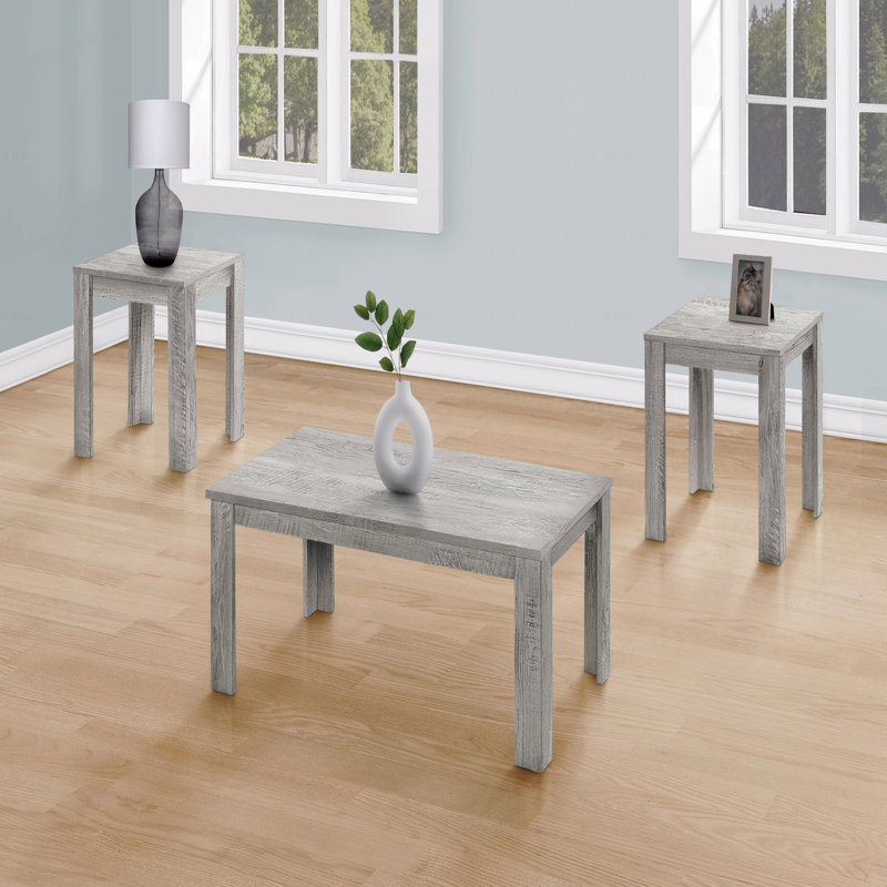 Table Set, 3Pcs Set, Coffee, End, Side, Accent, Laminate, Transitional
