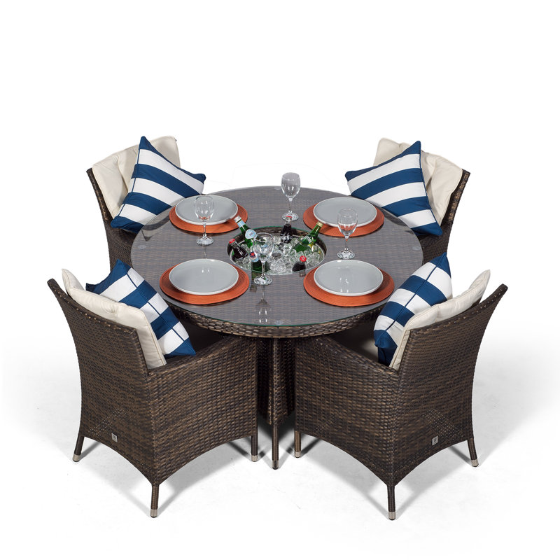 Harold Patio Dining Patio Dining Sets with Cushion