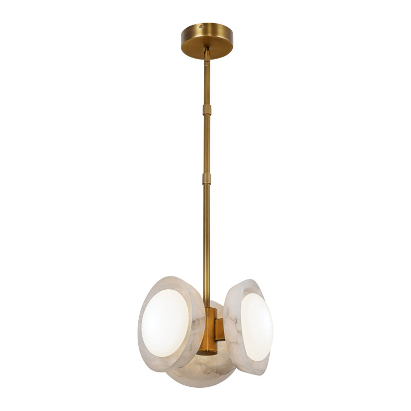 Alonso 3 - Light Pendant, Vintage Brass