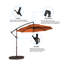 Parasol en porte-à-faux 10 pi Anasa-1509398614