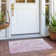 Machine Washable Indoor/Outdoor Cinead ACN1707 Pink Rug
