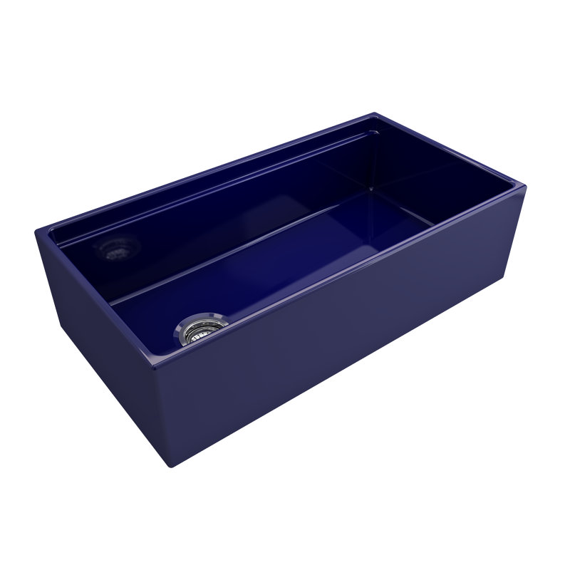 30'' L Single Basin Kitchen Sink, Sapphire Blue