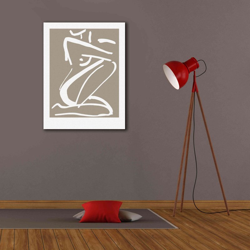 «Paylin S croquis n ° 2 sur toile» par Design Fabrikken, H 34 po x l 26 po x P 1,5 po