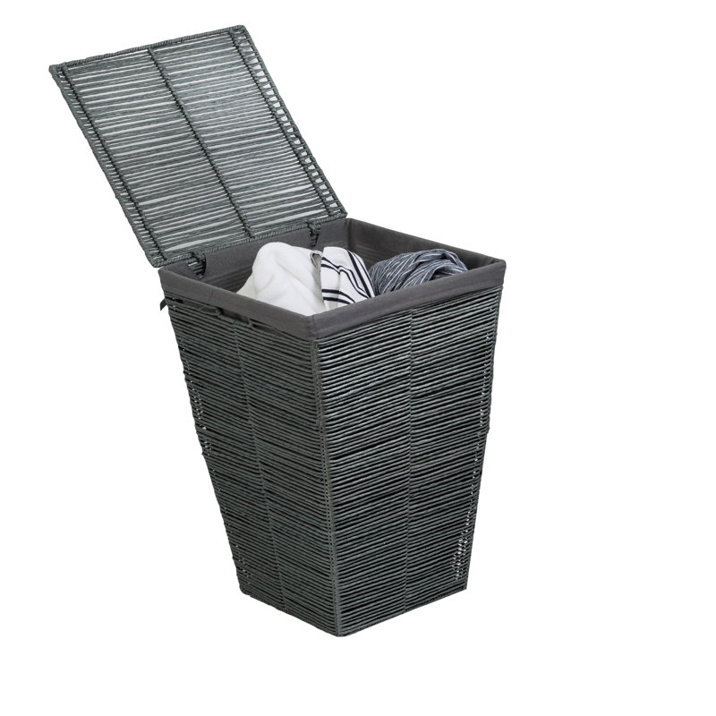 Panier à linge avec couvercle