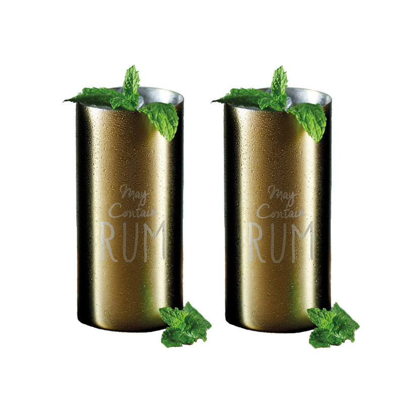 500ml Stainless Steel Highball Glass Set