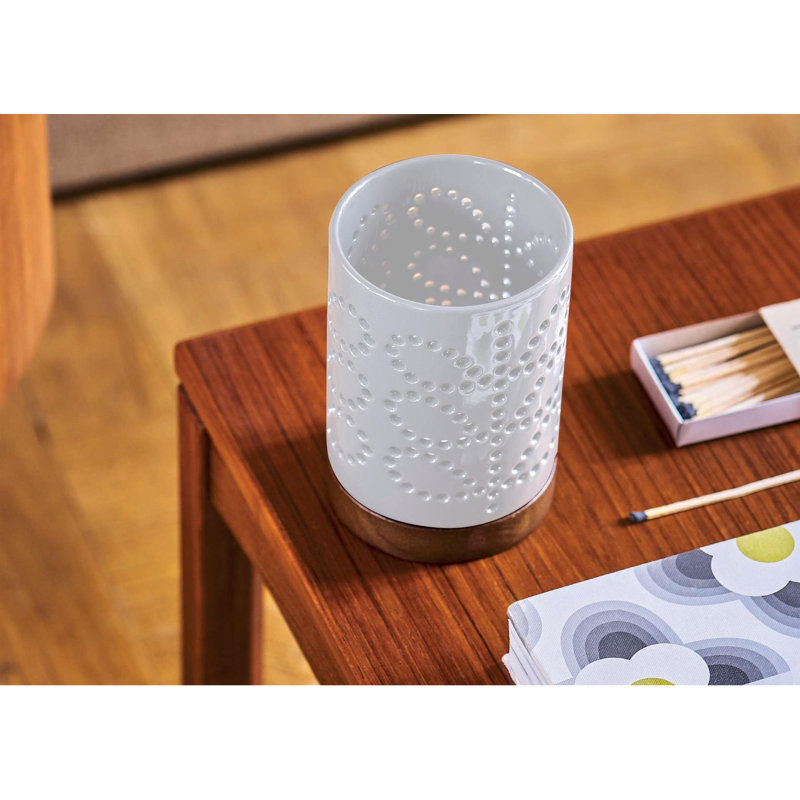 Orla Kiely Large Ceramic Candle Holder For Pillar Stoneware Tabletop / Centrepiece Pillar