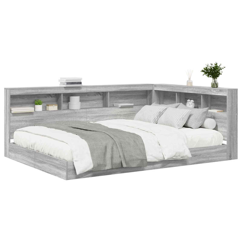 Vidaxl Bookcase Bed Engineered Wood