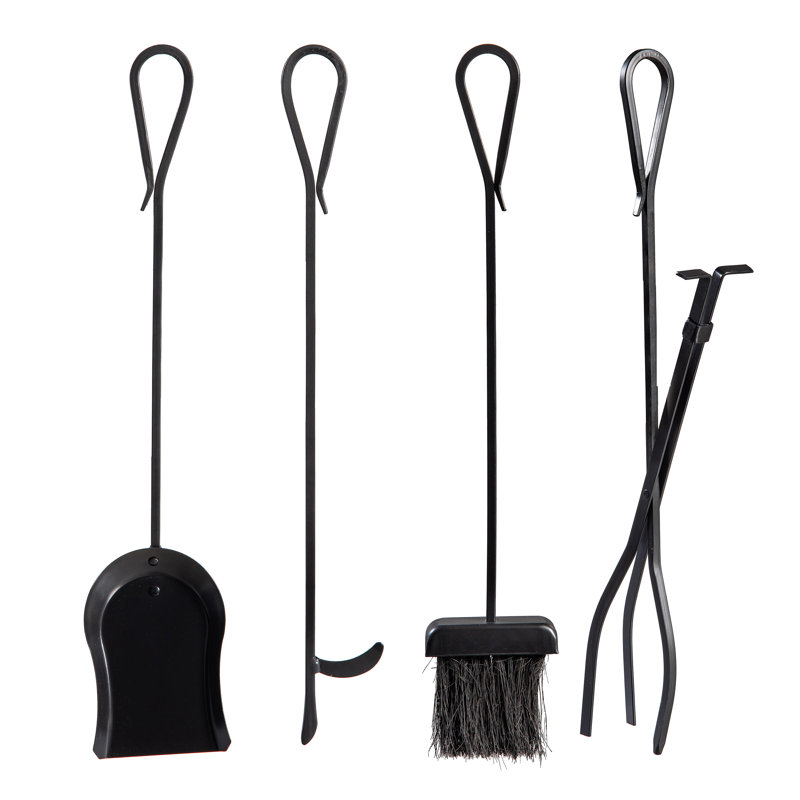 5pc Scroll Fireplace Toolset