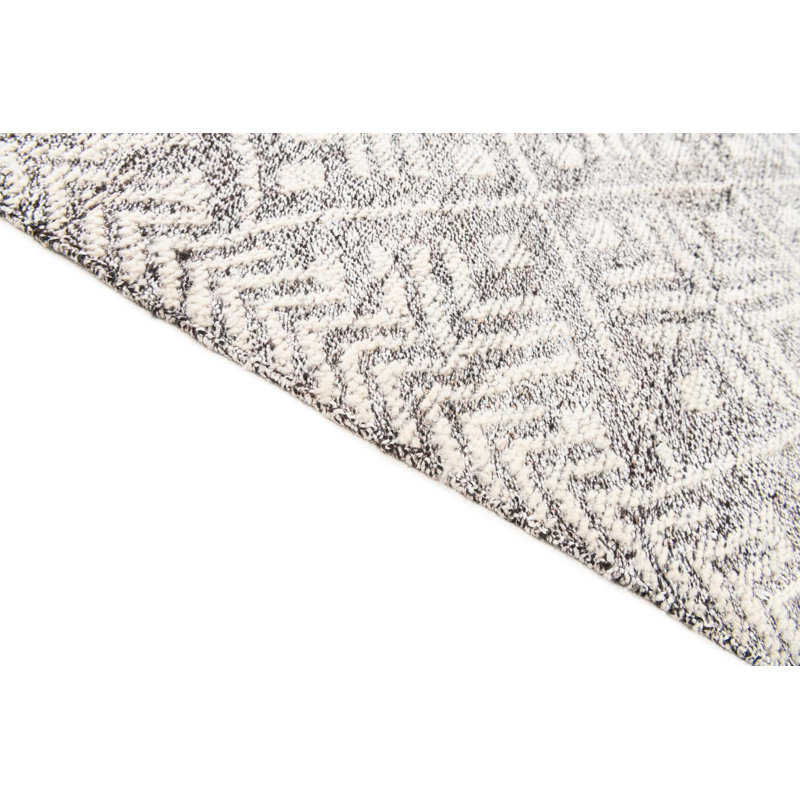 Tapis noir et blanc Howard