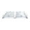 Organisateur de rangement pour grande armoire coulissante Origami 2SD-13, argent, paquet de 2