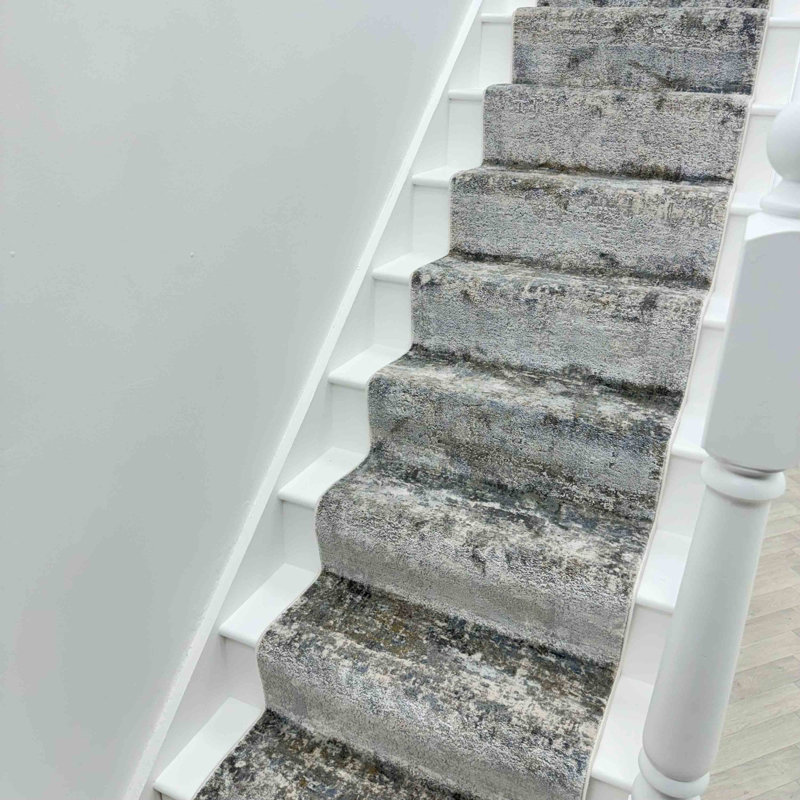 Stair Runner Abstract Area Rug, Stair Runner 66 x 540 cm