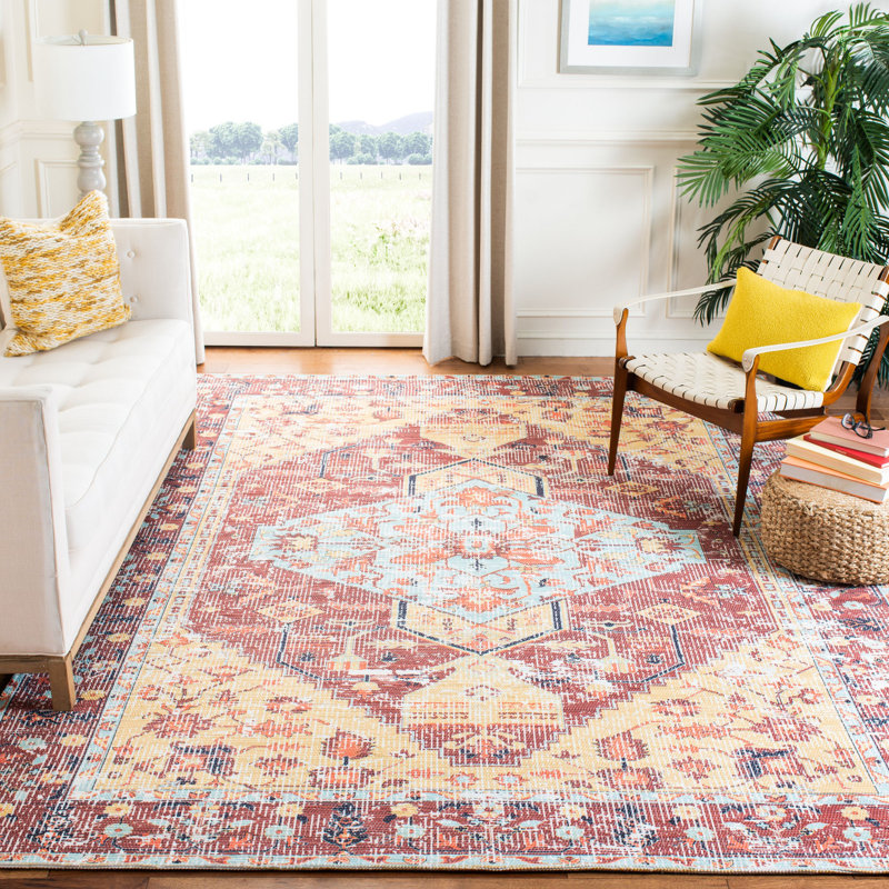 Fields Hand Loomed Performance Oriental Rug, Rectangle 8' x 10'