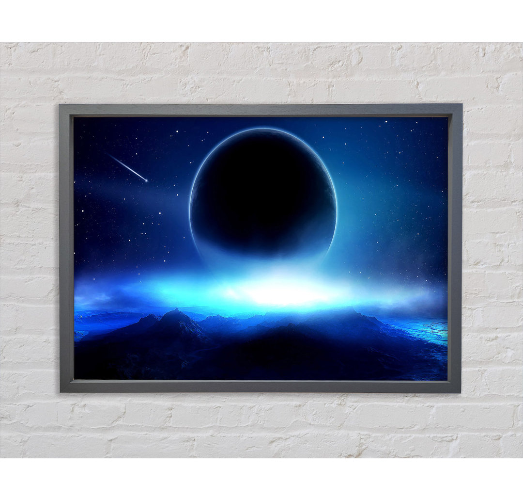 Universe From The Blue Planet - Einzelbildrahmen Kunstdrucke auf Leinwand