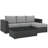 Modway Stopover 3 Piece Outdoor Patio Sunbrella Sectional Set-778646501