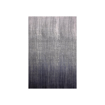 Tapis oriental rectangulaire gris en laine noué à la main 14 pi 0 po x 18 pi 1 po - MOA10275150