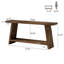 Console en bois massif 70,9 pouces-1336575815