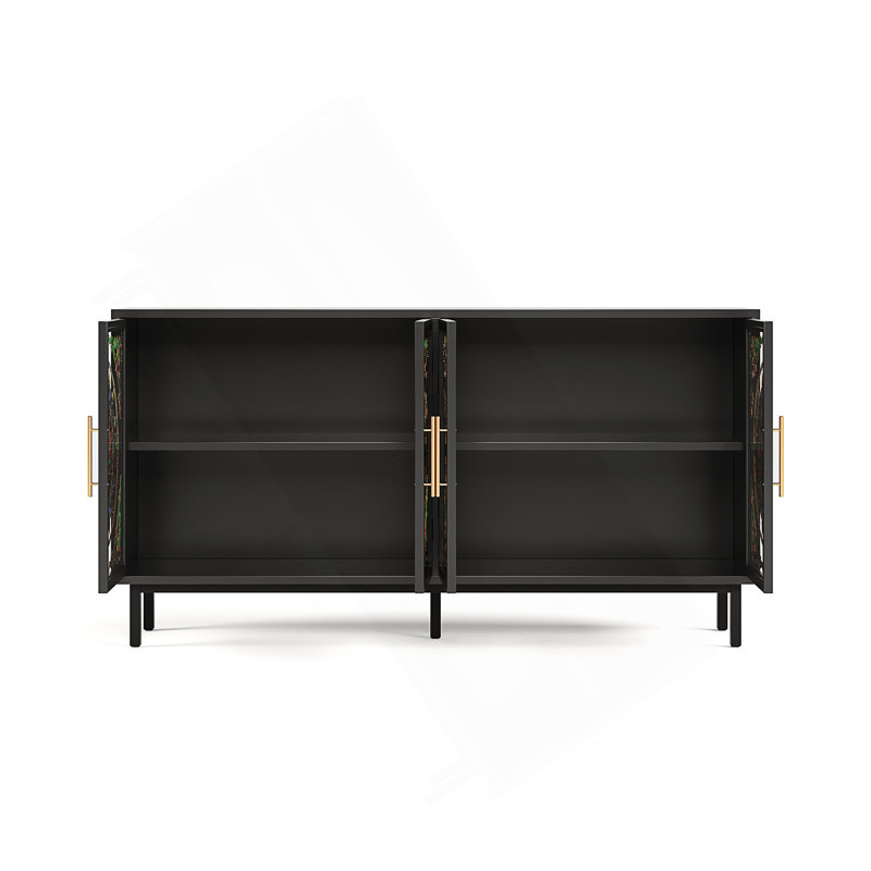 Armoire décorative 60,3 po avec 4 portes