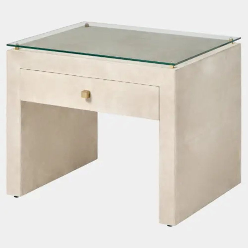Posh 1 - Drawer Nightstand, Cream