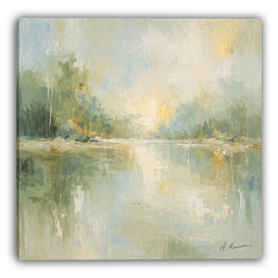 River Garden Wrapped Canvas Wall Art