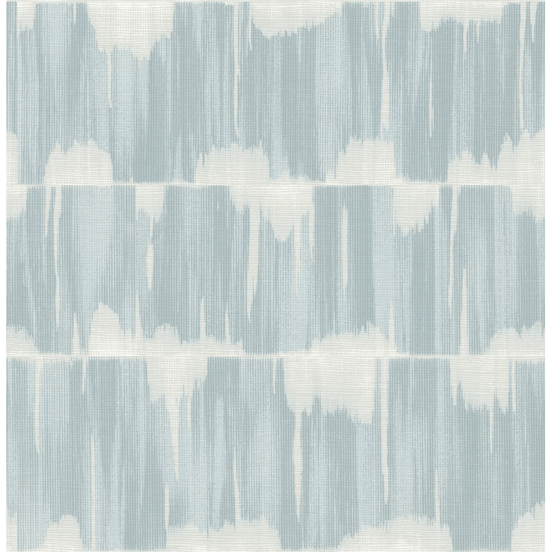 Serendipity Sterling Shibori Wallpaper, Blue