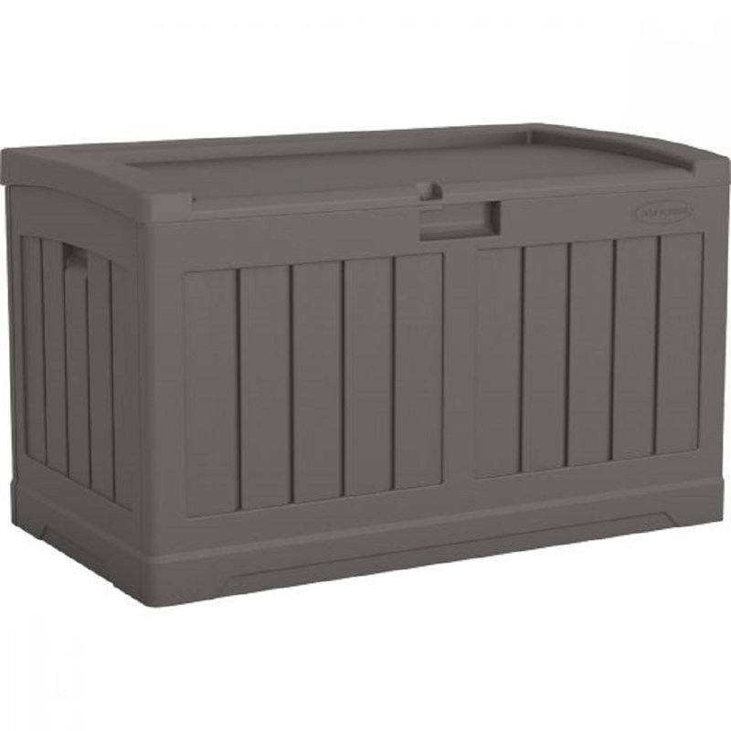 Suncast - 50 gallons Coffre de terrasse moyen avec siège - Stoney