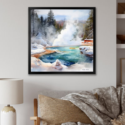 " Geyser Charm In Winter "