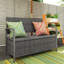 Wicker Outdoor Bench-20100657