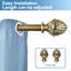 Tringle à rideaux simple réglable 1 po Yarra-1543232871-1543232865