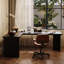 Bureau noir en bois massif en forme de L-1039898974-1039898973