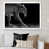 Impression argent sur toile encadrée