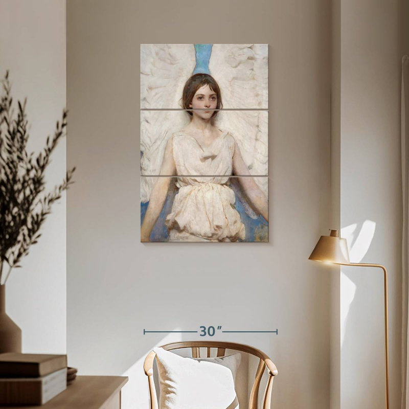 Ange Leisha, 1887, H 57 po x l 36 po