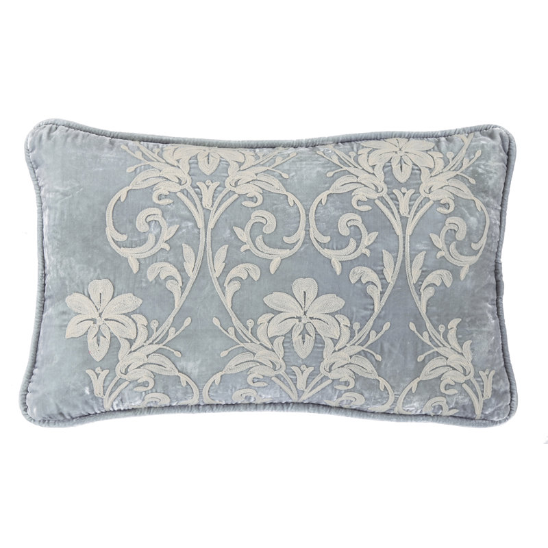Belle Appliqued Throw Pillow