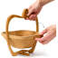  Solid Wood Basket