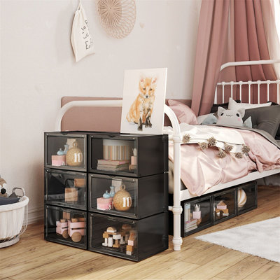 6 Pair Shoe Storage Box