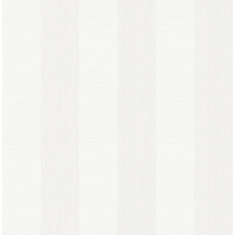 Rouleau de papier peint rayé L 33 pi x l 20,5 po Alchemy, Blanc