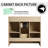 36'' Single Bathroom Vanity Base