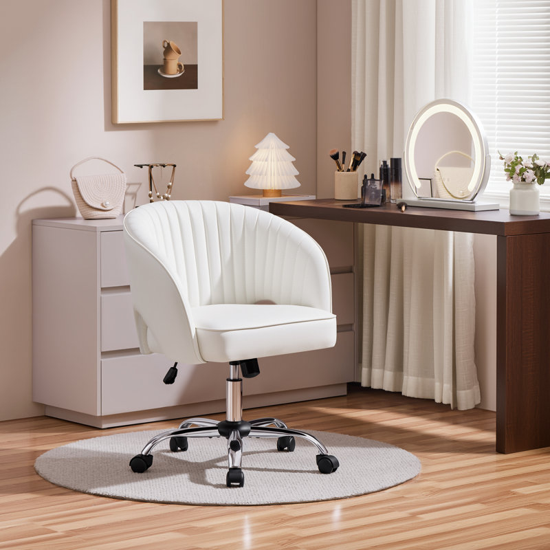 Fauteuil de bureau Eggers, Blanc
