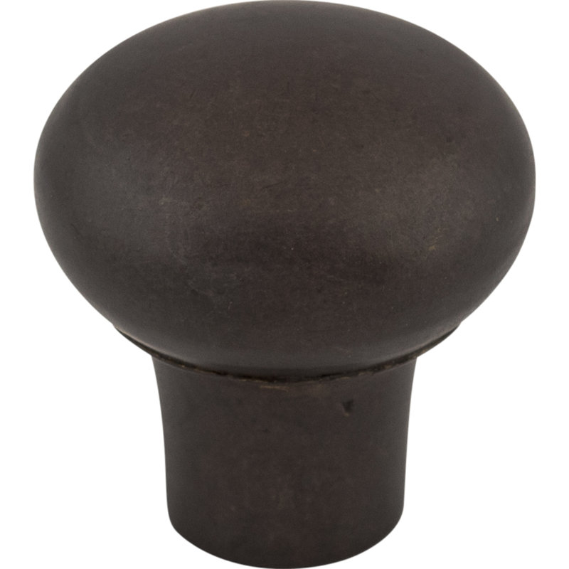 Aspen Round 7/8" Diameter Round Knob, Medium Bronze, 7/8" Knob Diameter