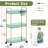 3-Tier Acrylic Shelf,Multi-functional Rolling Practical Rrolley,Flexible & Durable-112539630