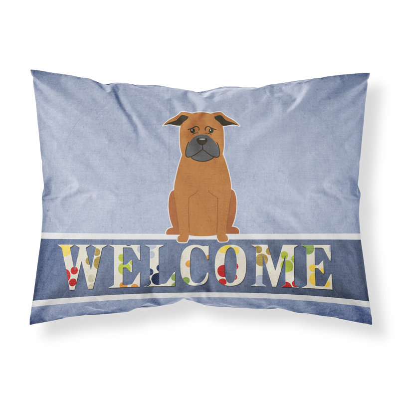 Taie d’oreiller welcome, Chien chinois de Chongqing