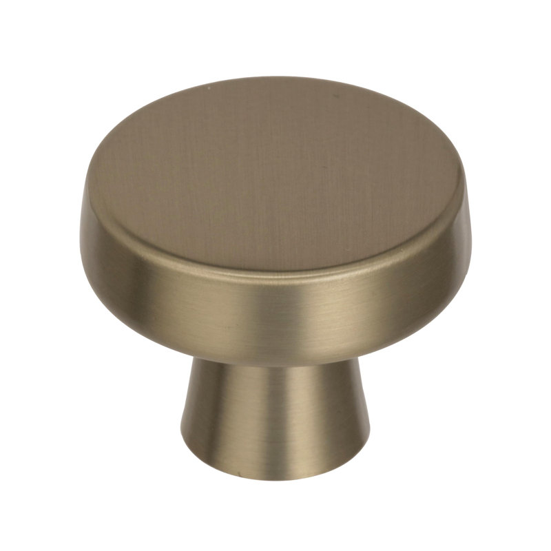 Poignée d'armoire champagne Blackrock 1-5 / 16 pouces (33mm) de diamètre, Champagne doré, 1 5/16"