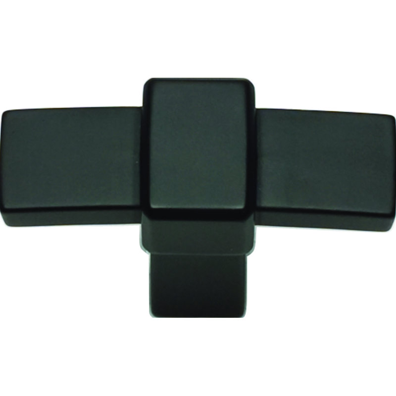 Buckle Up 1 13/16" Length Bar Knob, Black
