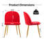 Chaise d'appoint empilable en velours-487625680