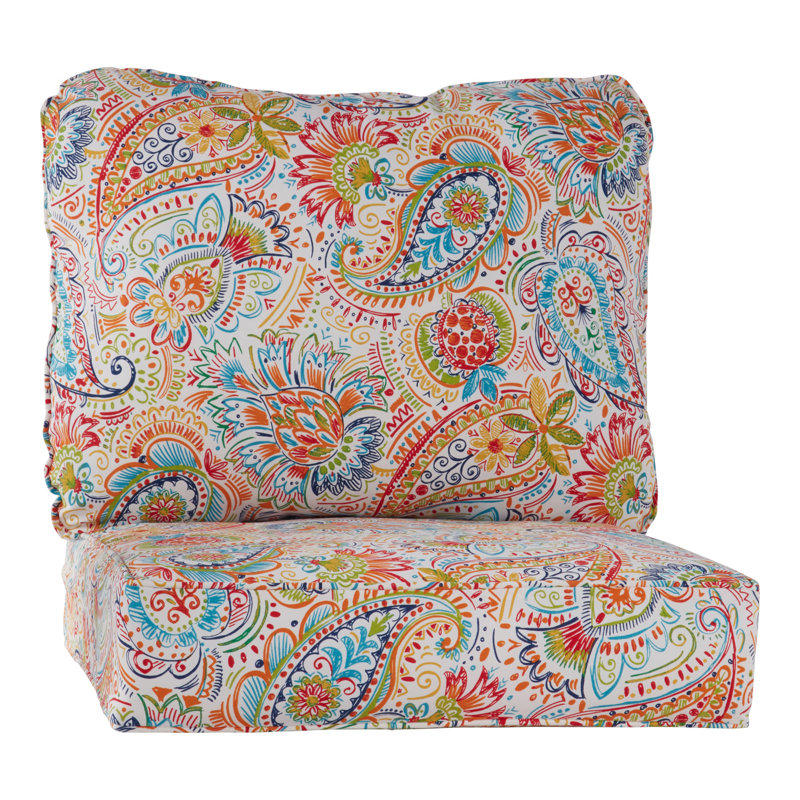 Outdoor 2-Piece Deep Seat Cushion Set, Jamboree
