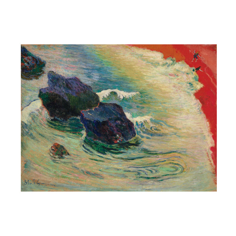 Paul Gauguin La Vague, 1888, art sur toile, H 24 po x l 32 po