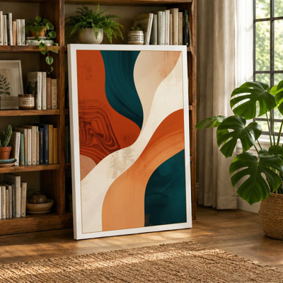 Flowing Forms Modern - Wrapped Canvas