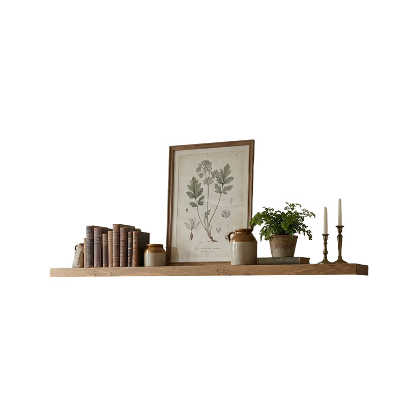 Devyn Pine, Natural, 2" H x 42" W x 10" D