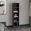 Bibliothèque Home Xs avec tablettes à 5 niveaux et conception mince, pour un décor de salon, de chambre à coucher ou de bureau de style compact-131085178