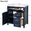Base de meuble-lavabo simple 30,00 po seulement-100545885