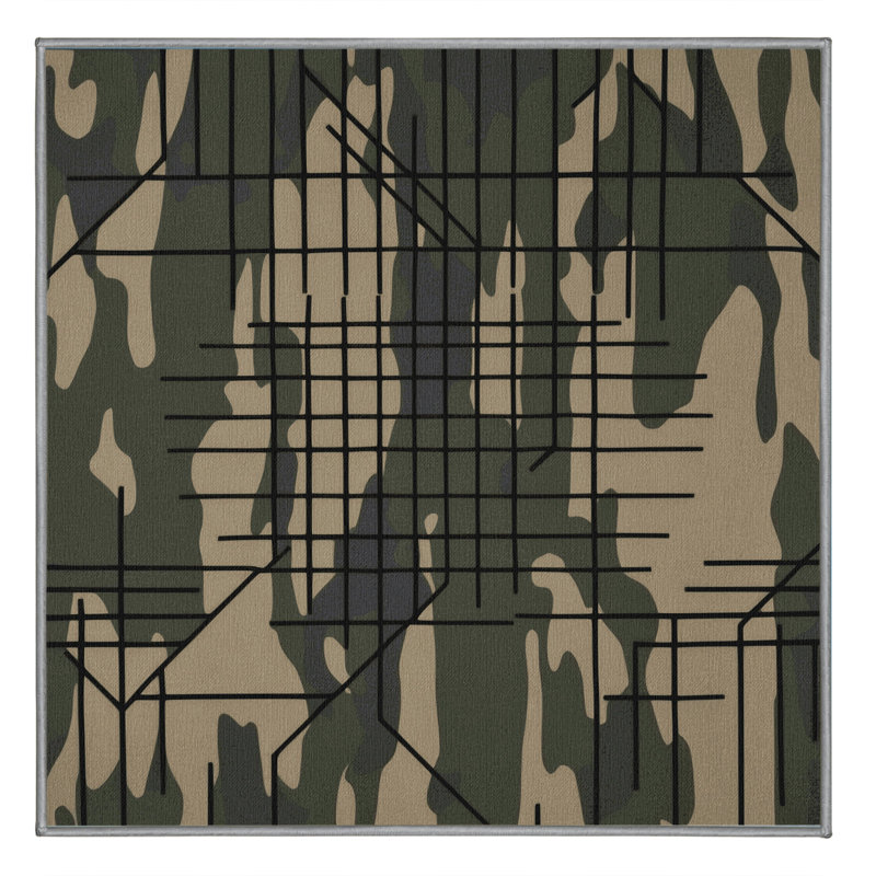 Apex Gridlock Rug, Square 3'